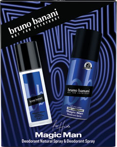 bruno banani darčeková sada Magic Man dezodorant natural sprej 75 ml, deo 150 ml