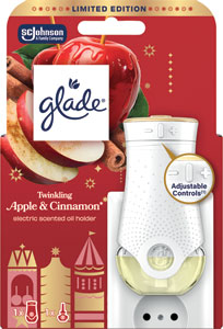 Glade elektrický osviežovač vzduchu Twinkling  Apple & Cinnamon 1+20 ml