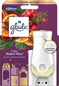 Glade elektrický osviežovač vzduchu Festive Mulled Wine 1+20 ml