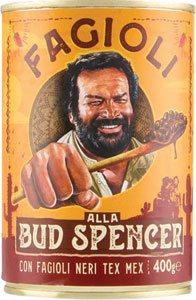 FAGIOLI Bud Spencer čierna fazuľa na mexický spôsob v čilli omáčke 400 g